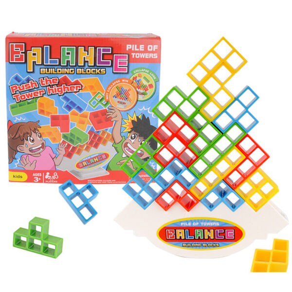 Balance Stacking Board Games Kids Adults Tower Block Toys For Family Parties Travel Games Boys Girls Puzzle Buliding Blocks Toy - Image 4