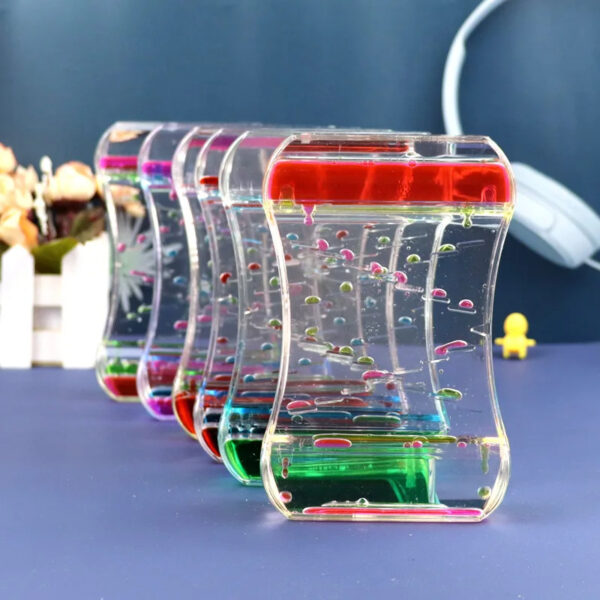 Creative Cruise Fluid Liquid Hourglass Quicksand Timer 2024 Ins Living Room Office Ornaments Desk Table Decorations Home Decor - Image 2