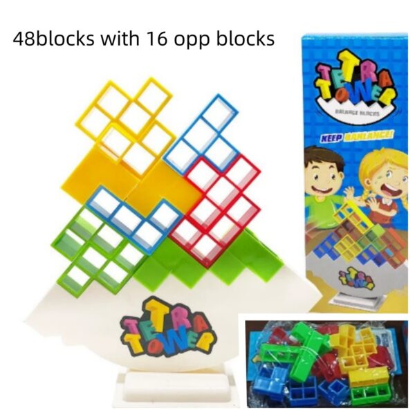 Balance Stacking Board Games Kids Adults Tower Block Toys For Family Parties Travel Games Boys Girls Puzzle Buliding Blocks Toy - Image 3